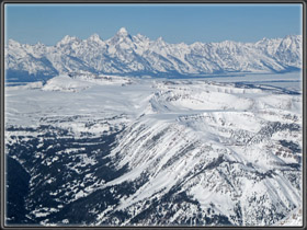 Die Tetons im Winter